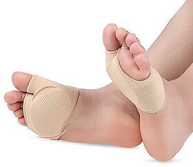CuraFoot Gel Toe Sleeve Metatarsal Pain Relief Forefoot Shock Pressure Relief Protection Feet Care