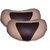 Auto Addict Car Neck Rest Pillow Cushion Beige, Brown Leatherite Set of 2 PcsFor Mahindra XUV 300