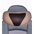 Auto Addict Car Neck Rest Pillow Cushion Beige, Brown Leatherite Set of 2 Pcs For Jaguar XF