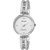 Arum New Collection White Round Shaped Dial Metal Strap Fashion Wrist Watch for Women's and Girl's ASWW-008