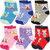 Neska Moda Premium Cotton Ankle Length Multicolor Kids 6 Pair Socks For 7 To 13 Years SK502