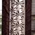HomeStore-YEP Floral Polyester Door Curtain(Pack of 2) - 7ft, Brown