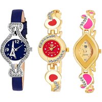 Swadesi Stuff Bangle Multi Dial Elegance New Arrival Luxury Ethnic Multi Bracelet Look Watch - For Women  Girls Kc18