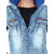 Conway Blue Denim Stylist Jacket For Men's