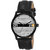 29K Men's Round Dial Black Leather Strap Wrist Watch M-615