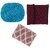 Dari With Mat Combo Cotton (16x24-inches , Multicolour ) Set of 3 Home Furnishing Buy Ny Stores
