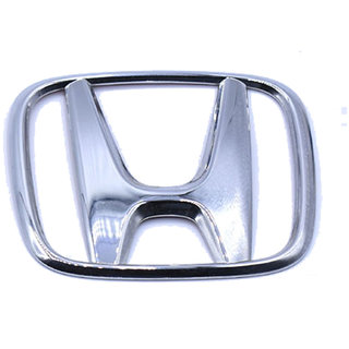 Buy HONDA Car Logo Monogram Chrome Emblem for Brio, City, Amaze, Civic ...