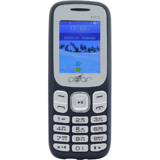 Pear P312 1.8 inches (4.57 cm) Dual Sim Feature Phone