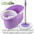 Cozylife by Smile Mom, Magic Spin Mop with Bucket Set Offer with Easy Wheels for Best 360 Degree Floor Cleaning, 2 Refill Head, Free Microfiber Glove + Kitchen Wiper