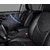 Auto Addict Black Leatherite Car Pillow Cushion Kit (Set of 2Pcs) For Audi A4
