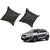 Auto Addict Black Leatherite Car Pillow Cushion Kit (Set of 2Pcs) For Maruti Suzuki Baleno Nexa