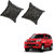 Auto Addict Black Leatherite Car Pillow Cushion Kit (Set of 2Pcs) For Mahindra TUV-300