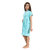 Be You Kids Cotton Solid Light Blue Bath Robe / Bath Gowns for Boys & Girls [M (8-10 Yrs)]