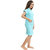 Be You Kids Cotton Solid Light Blue Bath Robe / Bath Gowns for Boys & Girls [M (8-10 Yrs)]