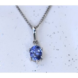                       Natural Neelam Pendant silver plated 100 Original stone blue sapphire pendant Jaipur Gemstone                                              