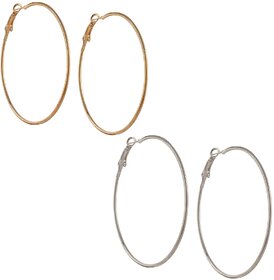 Charming Jewelry Latest Designer Celebrity 5 cm Silver Earrings
