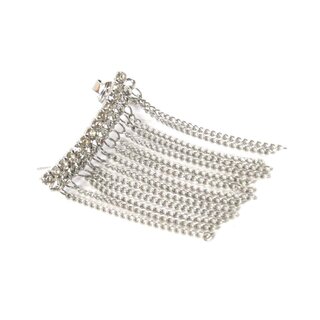                       Silver chain one side ear-cuff earring                                              