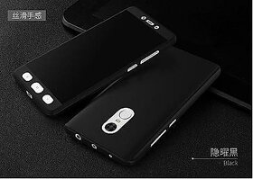 Redmi Note 5 360 Degree Full Cover with temper glass - black