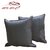 Auto Addict Grey Leatherite Car Pillow Cushion Kit (Set of 2Pcs) For Maruti Suzuki Gypsy