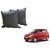 Auto Addict Grey Leatherite Car Pillow Cushion Kit (Set of 2Pcs) For Maruti Suzuki Alto 800