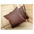 Auto Addict Brown Leatherite Car Pillow Cushion Kit (Set of 2Pcs) For BMW X5