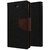 Wondrous Luxury Magnetic Lock Wallet Flip Cover For Vivo Y69 (Black & Brown)