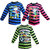 Jisha Fashion Full Sleeves Tshirt (kavin3) Pack of 3 Multicolor