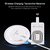 Tech Gear QI Wireless Charging Charger Receiver Pad + Transparent QI Wireless Charger Universal Wireless Charging Set for iOS Devices