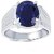 Natural Certified 8.25 Ratti or 7.4 Carat Natural Blue Sapphire Ring (Nilam/Neelam stone Silver Ring) 100 Original Good Quality Gemstone For Man and Woman