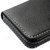 Stylish Pocket Size Stitched Leather  ATM, Visiting Card Holder For Keeping Business Card- Black