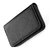 Stylish Pocket Size Stitched Leather  ATM, Visiting Card Holder For Keeping Business Card- Black
