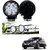 Auto Addict DEVICE 4 inch, 9 LED 27Watt Round Fog Light with Flood Beam Auxiliary Lamp Set Of 2 Pcs For Nissan Sunny