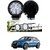 Auto Addict DEVICE 4 inch, 9 LED 27Watt Round Fog Light with Flood Beam Auxiliary Lamp Set Of 2 Pcs For Audi Q3