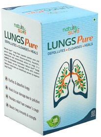 Nature Sure Lungs Pure Capsules for Men  Women  1 Pack (60 Capsules)