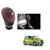 Auto Addict Leatherette Wooden Finished Gear Knob Black Car Gear Shift knob For Chevrolet Beat