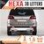 HEXA 3d sticker Letter emblem logo car bonnet alphabets accessories exterior graphics for TATA HEXA Glossy Black