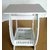 SS Arts Engineered Wood Table with Storage rack(White)