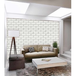 Buy Brick Design 3D Wallpaper Roll PVC Waterproof for Home Design and Room  Decoration Online @ ₹1190 from ShopClues