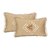 HomeStore-YEP Fancy kundle Qulited Embroidary Work Pillow Covers (Set of 2 Piece) Brown Color, Cotton