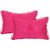 HomeStore-YEP Fancy kundle Qulited Embroidary Work Pillow Covers (Set of 2 Piece) DarkPink Color, Cotton