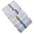 Home Fantasy Pure Cotton White Handkerchief (Hanky) for Men - Set of 6 Pcs (HNK 02)