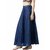 Raw Silk Skirt Navy Blue /Women's Chanderi Maxi Skirt / Long Navy Blue Silk Skirt / Long Skirt / Silk Skirt
