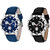 Lorem Combo Blue With black Fogg Latest Designing Stylist Combo Pack Of 2 Professional Analog Watch For Men,Boys
