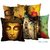 Digital Printed Jute Cushion Cover Set of 5 Pc (16 x 16 Inches)