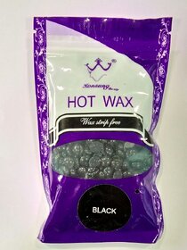 No Strip Black  Flavor Depilatory Wax Pearl Hair Removal Hot Wax Beans, 100 grams