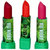 ADS Pack of 3 Green Tea Extract Matte Lipstick