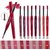 MISS ROSE 2 IN 1 Waterproof Beautiful Matte Lip Liner With Lipstick Set Of (1-8)