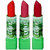 Pack of 3 Makeup Fever Aloe extract Matte Lipstick