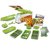FAMOUS 12 IN 1 MAGIC SUPER DICER FRUIT CUTTER VEGETABLE CHIPSER ALL VEG CUTTER UNBREAKABLE NEW PUSH  CLEAN