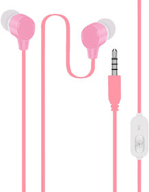 Digibuff E7 In-Ear Premium Earphones -Pink